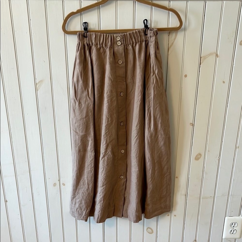 NPL Marseilles Skirt in Taupe, Small
